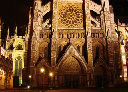 The North Face of Westminster abbey